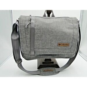 Columbia Diaper‎ Bag Vista Hills Grey w Thermal Bottle Pocket & Removeable Pad